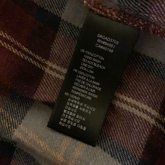 Juniors Plaid Flannel - Picture 11 of 12